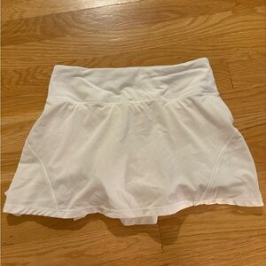NWOT Lululemon Athletica White Tennis Skirt